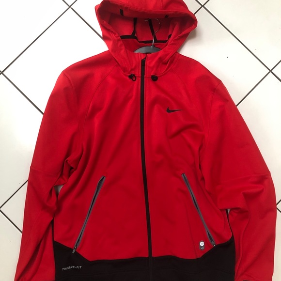 Nike Other - Red Nike Therma-Fit Jacket